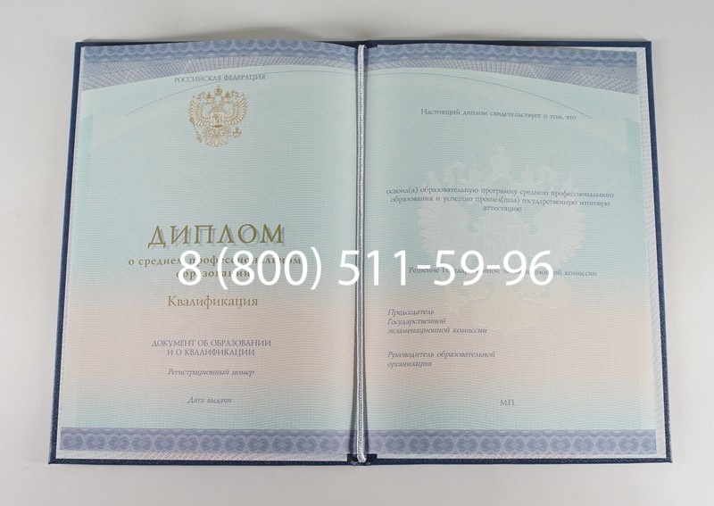 Диплом техникума (Спецбланк) 2014-2024 года в Златоусте Диплом техникума (Спецбланк) 2014-2024 года в Златоусте